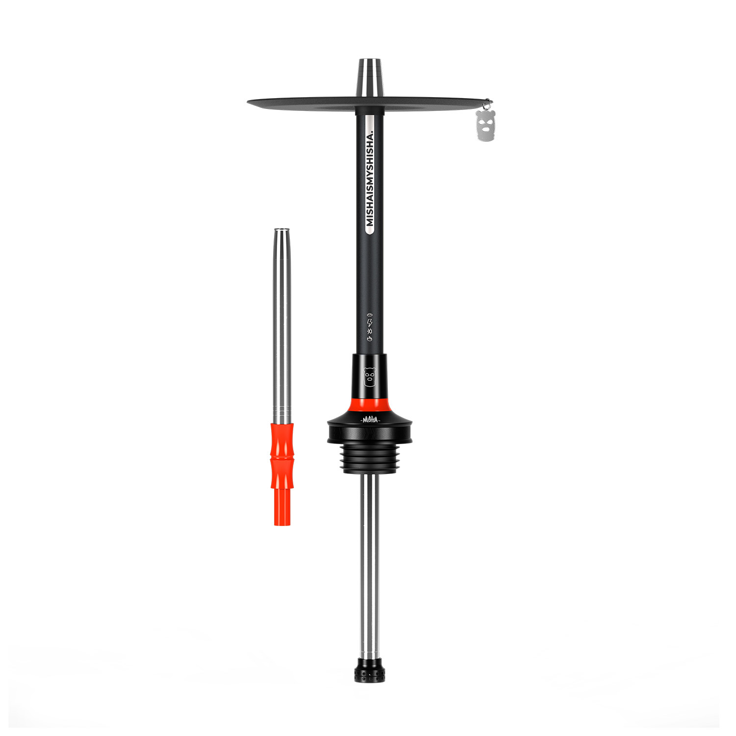 Шахта ALPHA HOOKAH Misha Revolt Red Black (Черно красный)