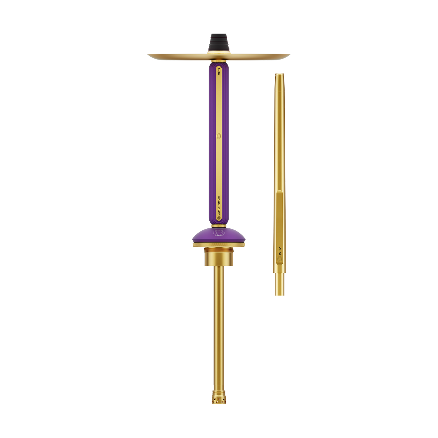 Шахта Alpha Hookah Echo Gold Jade Purple