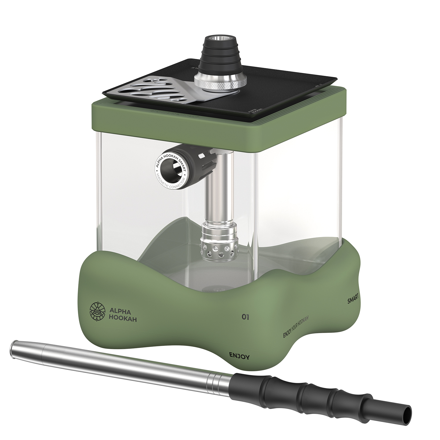 Кальян Alpha HOOKAH SMART Bubble Green