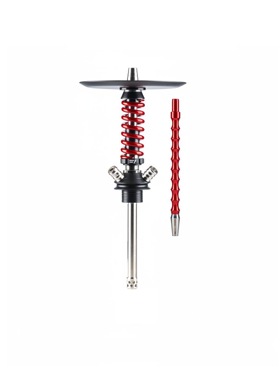 Шахта Mamay Coilovers MICRO Анод Черный Красный Лак