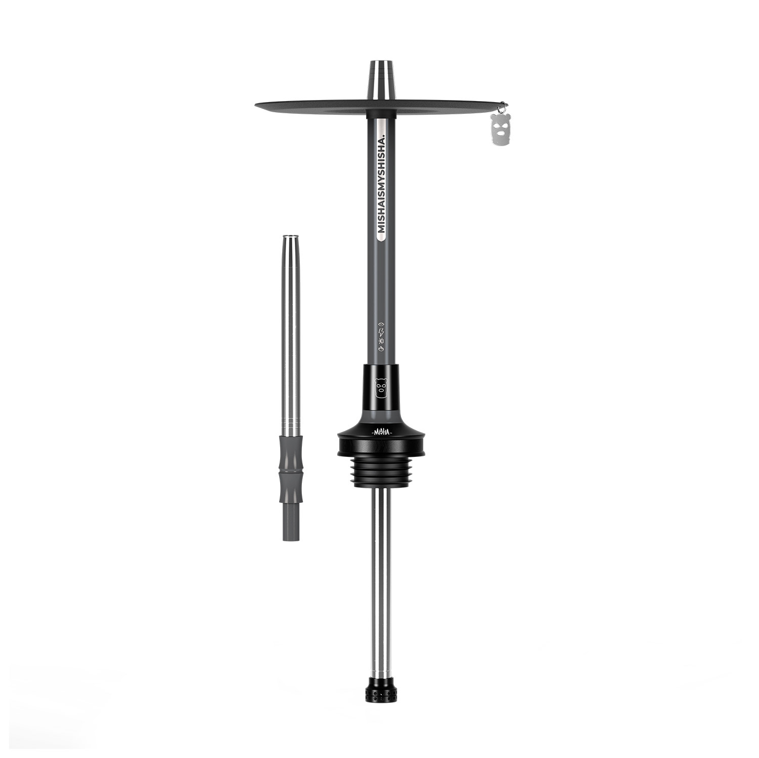 Шахта ALPHA HOOKAH Misha Revolt Nardo Grey Серый