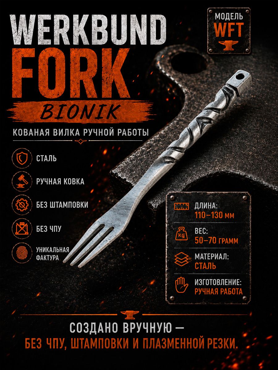 Вилка Werkbund Fork Bionik