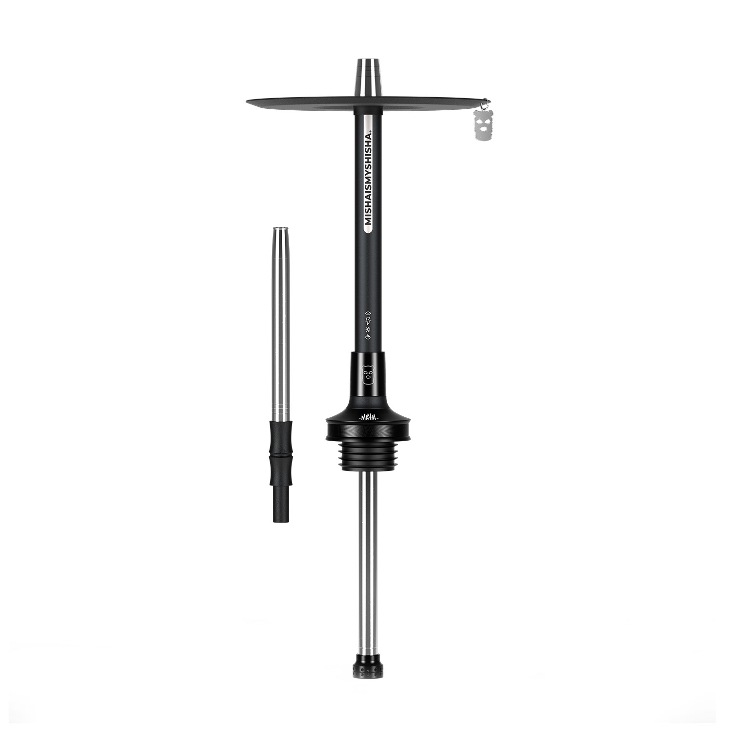 Шахта ALPHA HOOKAH Misha Revolt Jet Black (Черный матовый)