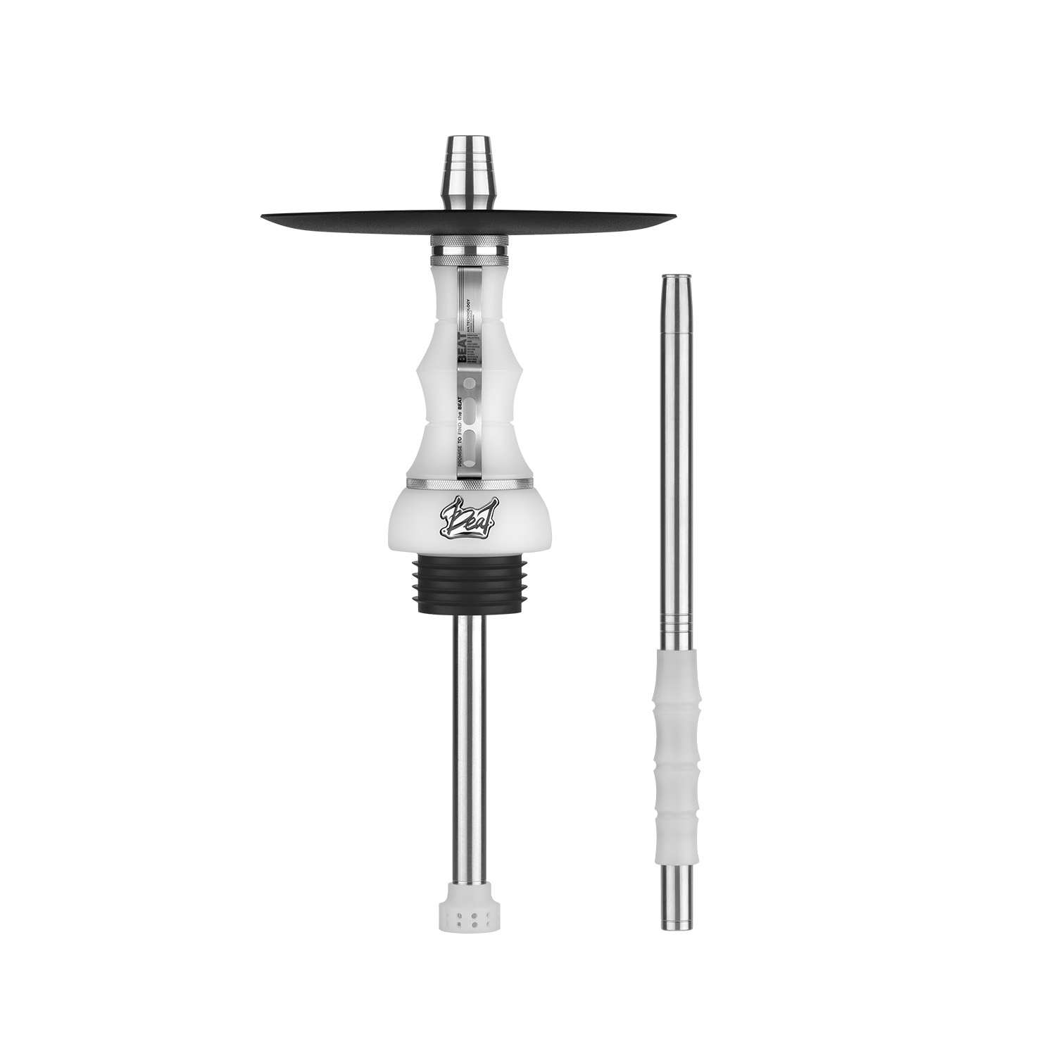 Шахта Alpha Hookah Beat White Silver