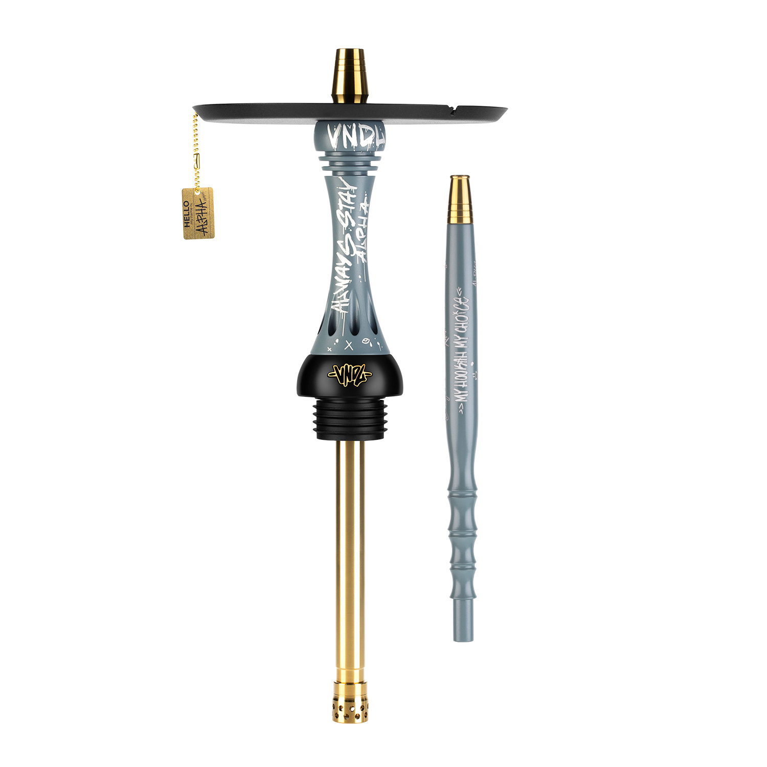 Шахта ALPHA HOOKAH MODEL X SS Vandal Nardo Grey
