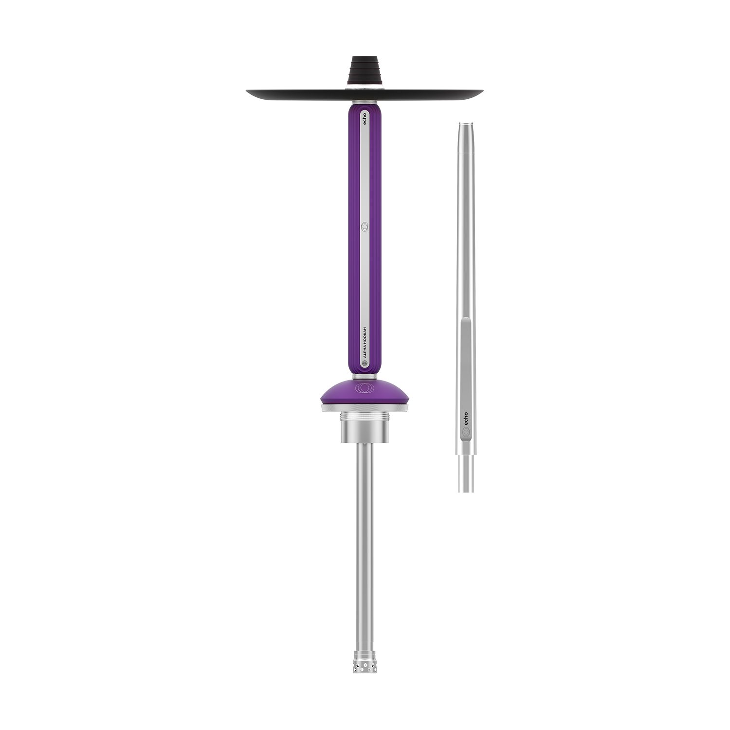 Шахта Alpha Hookah Echo Silver Jade Purple