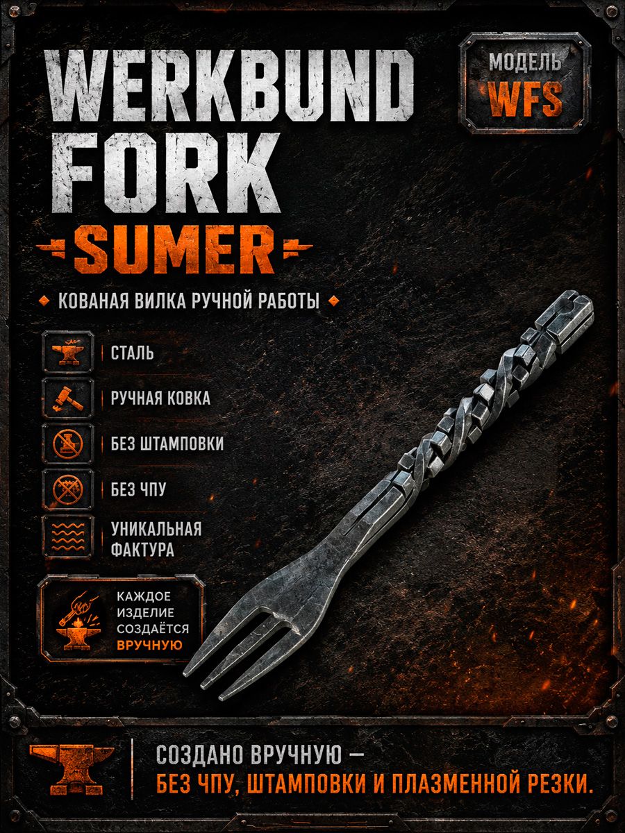Вилка Werkbund Fork Sumer