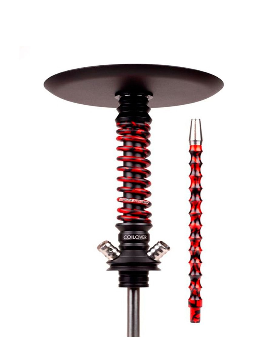 Шахта Mamay Coilovers MINI Анод Черный Матовый Red Splash