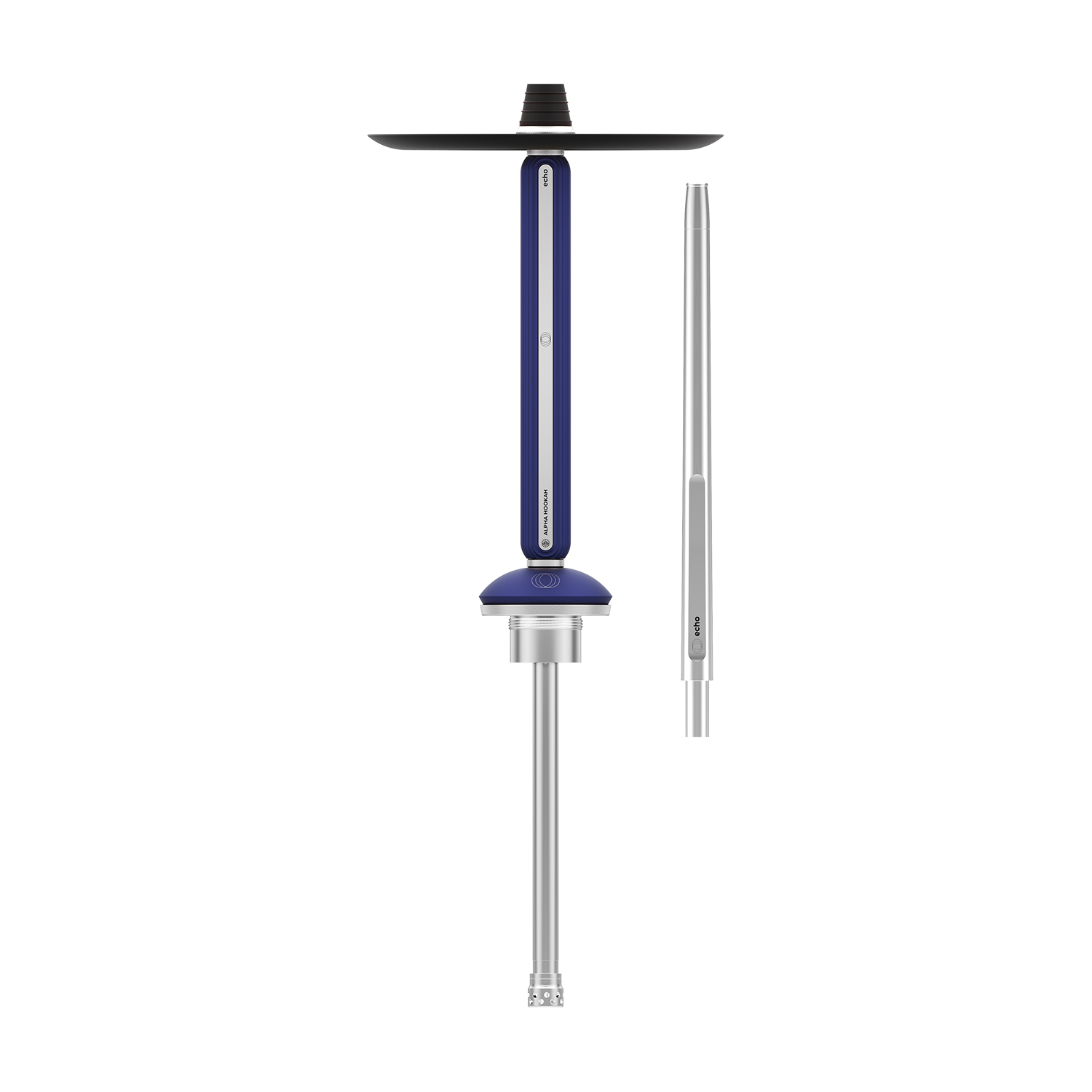 Шахта Alpha Hookah Echo Silver Sapphire Blue