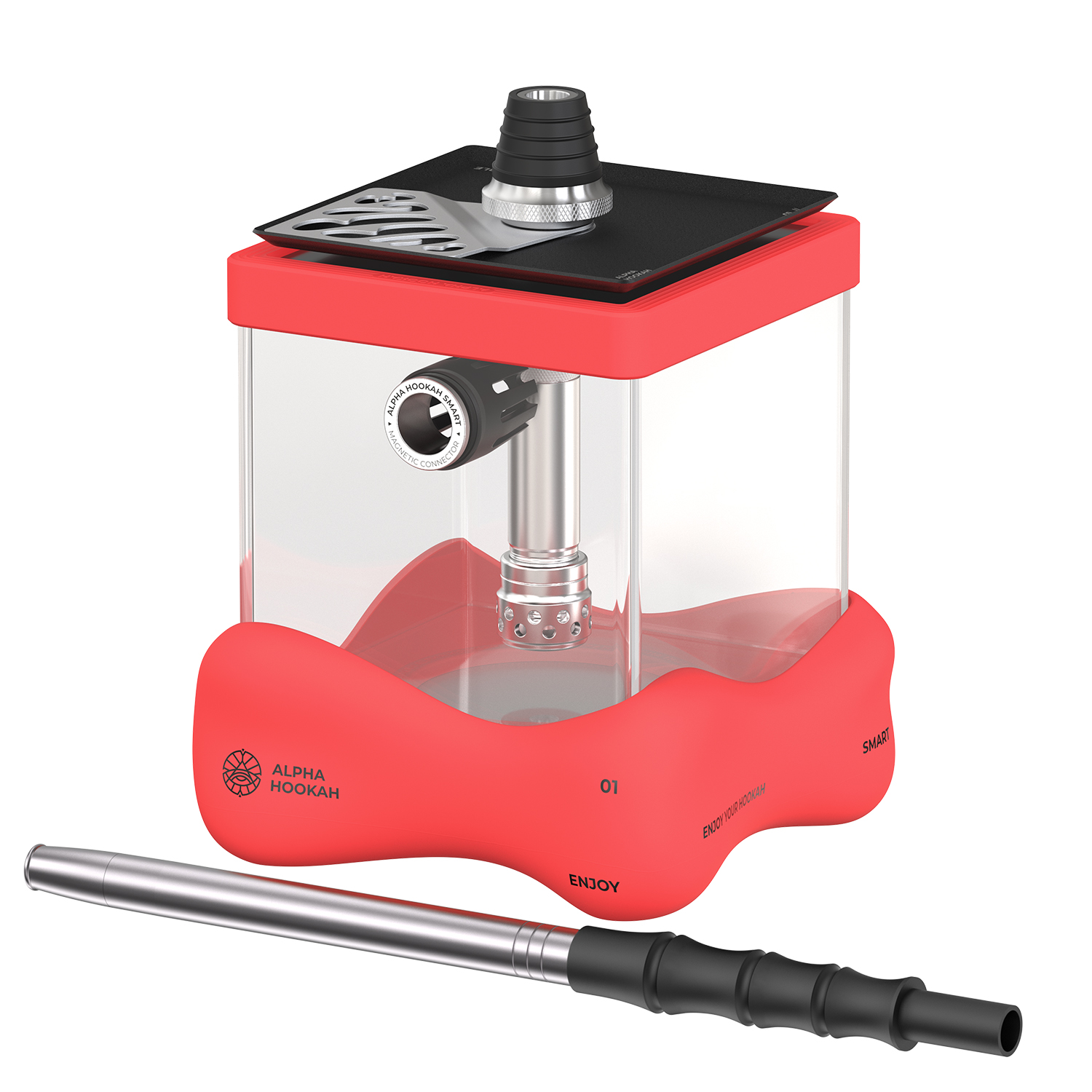 Кальян Alpha HOOKAH SMART Bubble Red