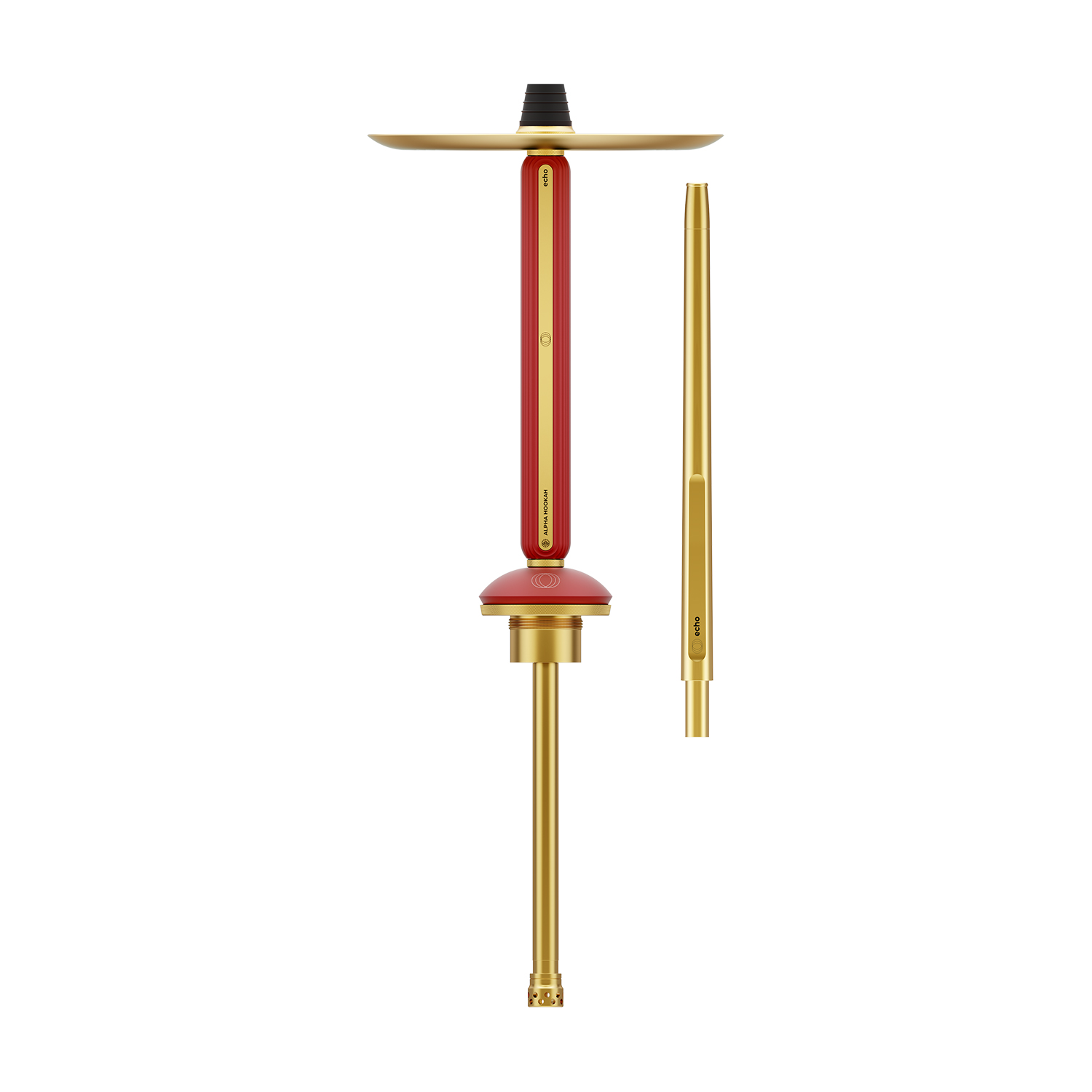 Шахта Alpha Hookah Echo Gold Ruby Red