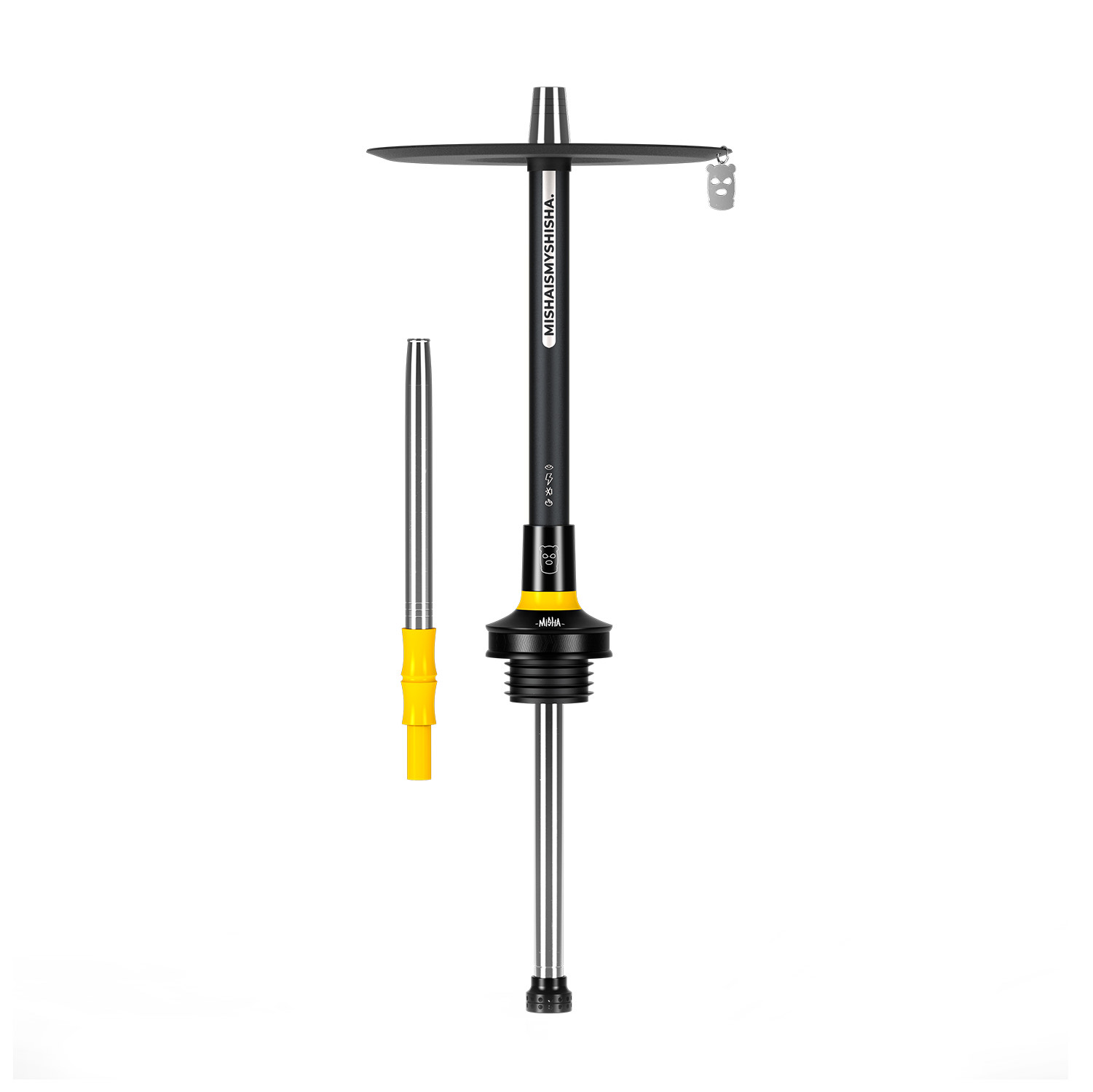 Шахта ALPHA HOOKAH Misha Revolt Lemon Black (Черно желтый)